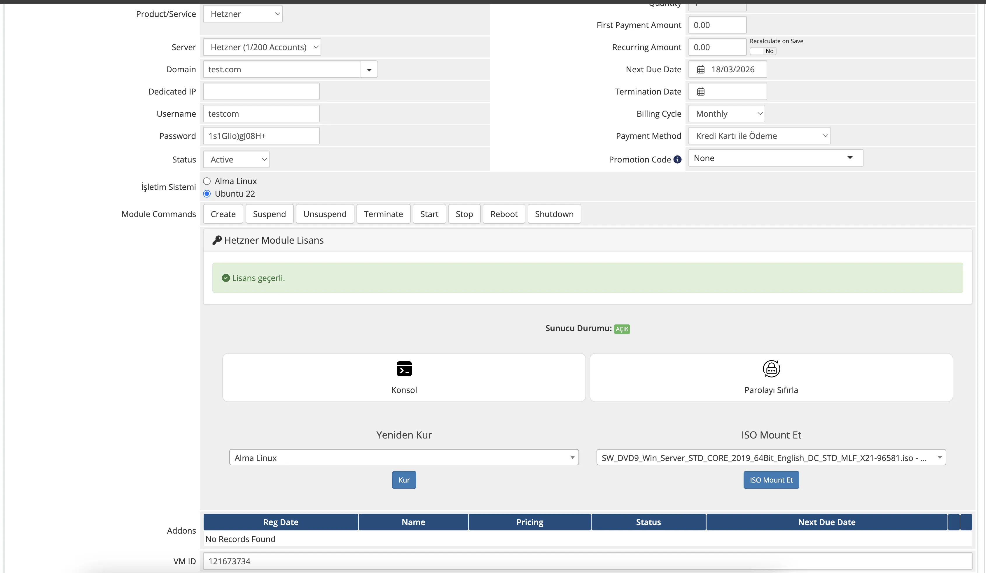 Hetzner Cloud Module