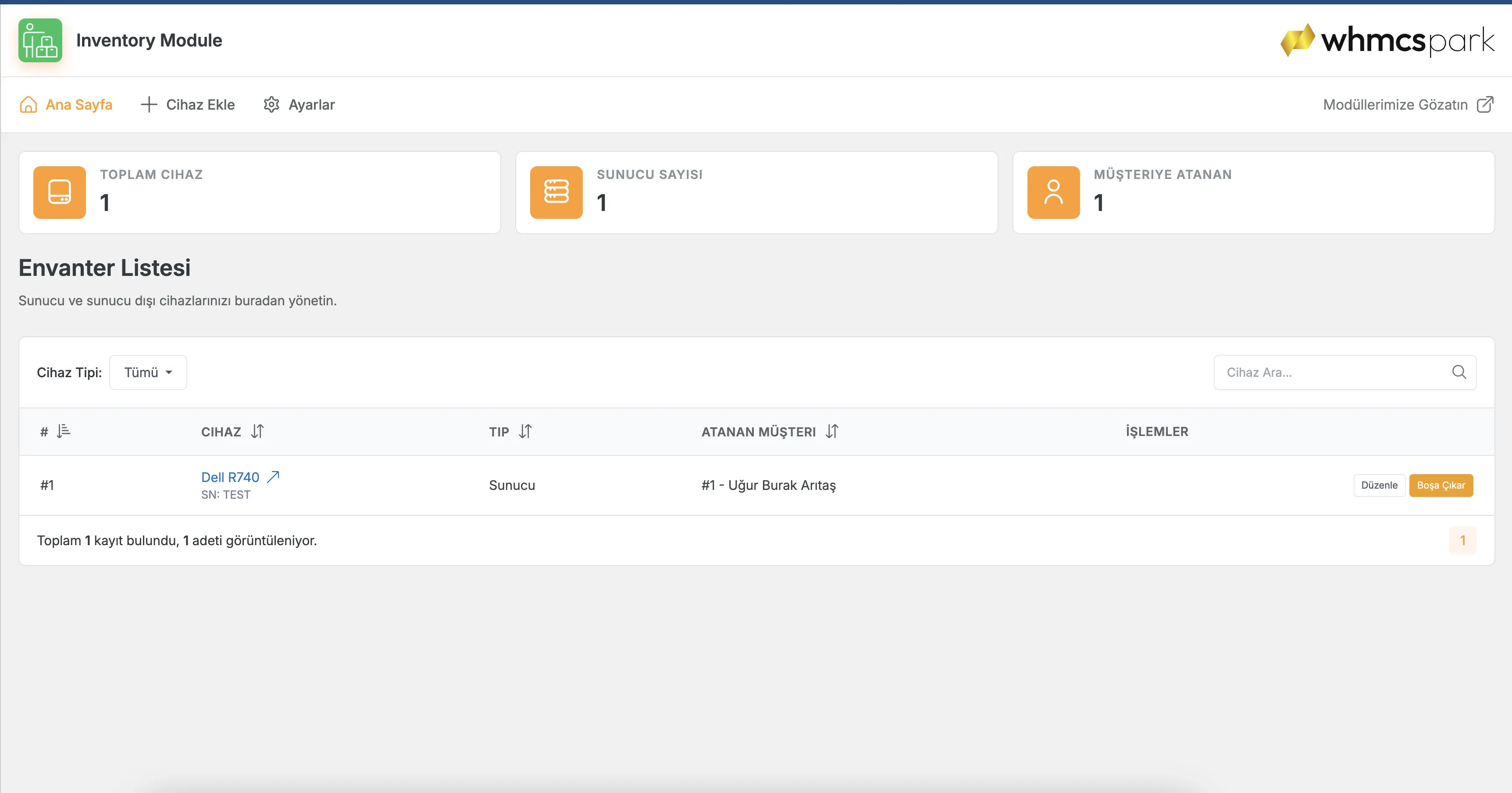 Inventory Module