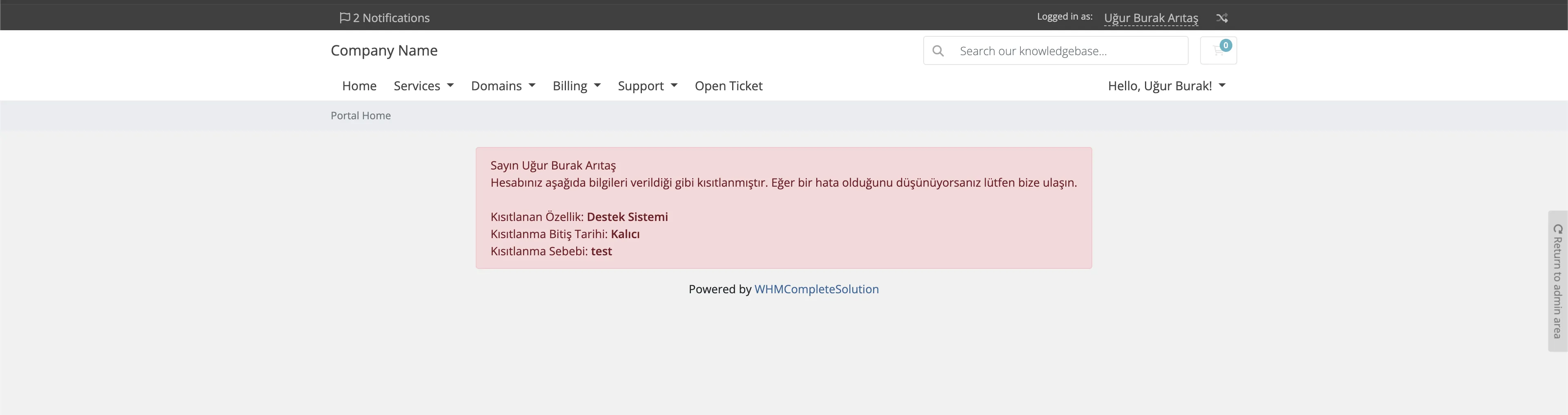 Client Ban Module