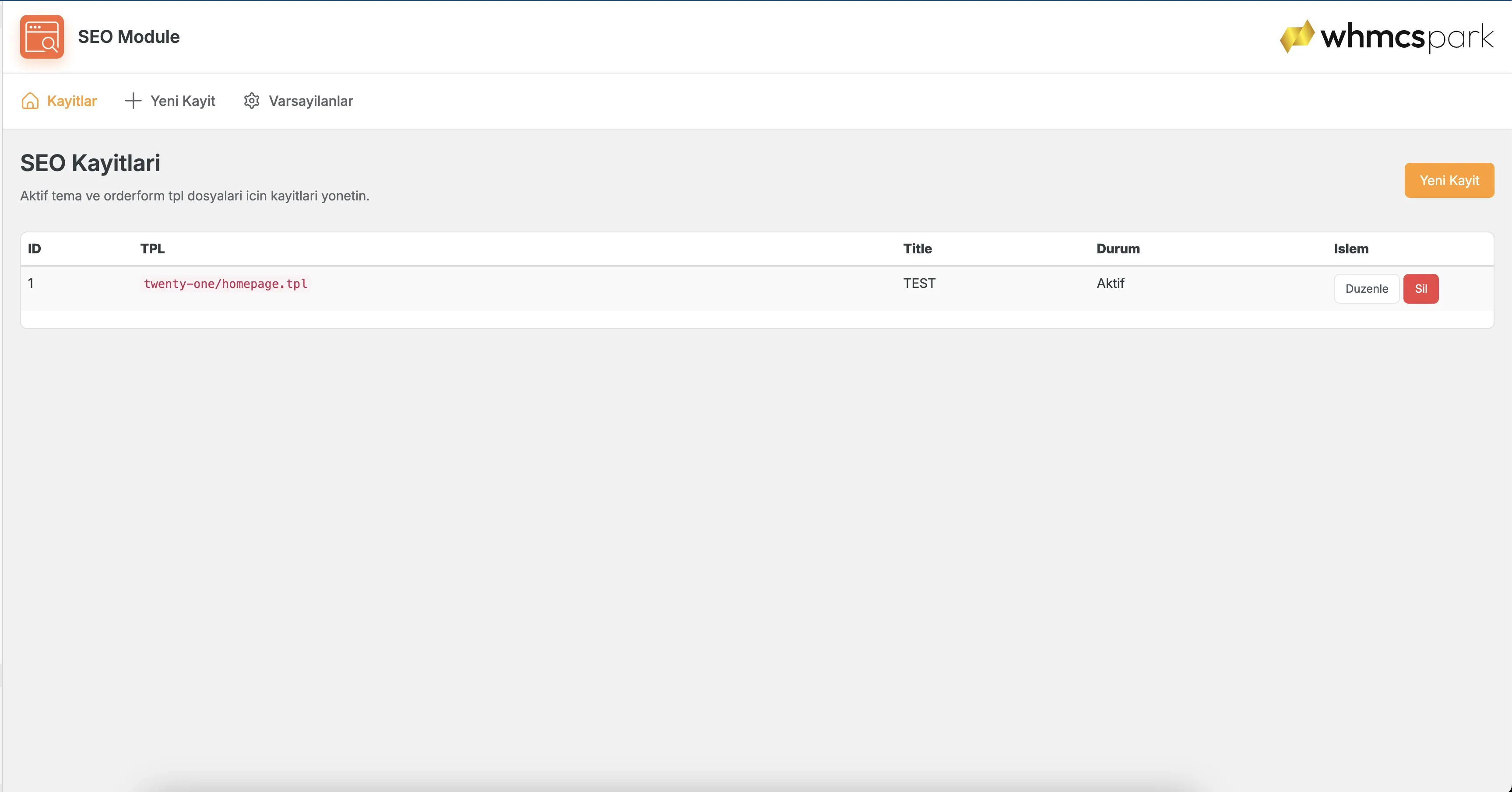 SEO Module
